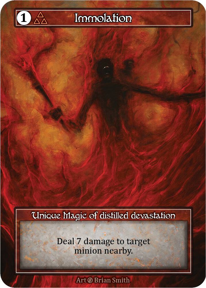Immolation (Foil) - Beta - Sorcery: Contested Realm - TCGplayer.com