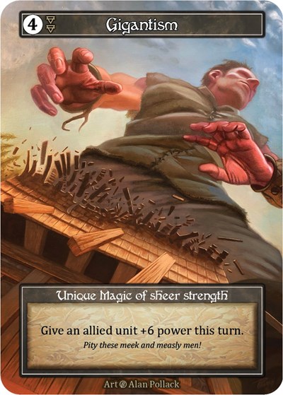 Gigantism (Foil) Beta card price