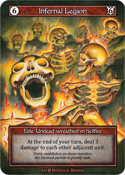 Infernal Legion (Foil) Beta card price