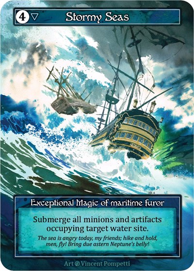 Stormy Seas (Foil) Beta card price