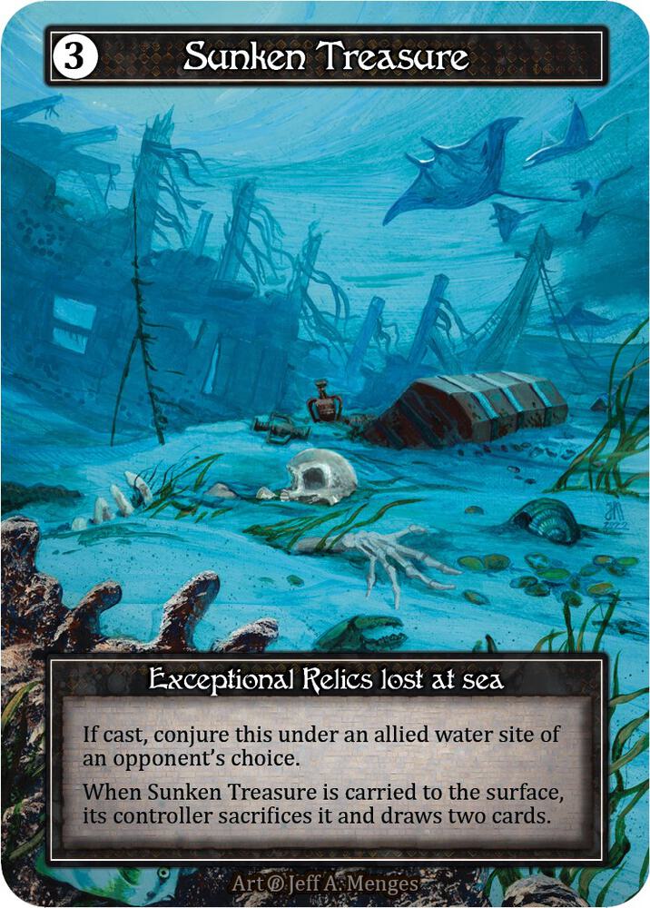 Sunken Treasure (Foil) - Beta - Sorcery: Contested Realm