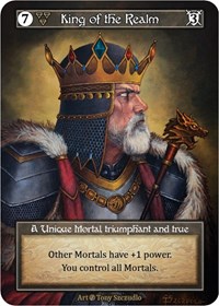 King of the Realm (Foil) - Beta - Sorcery: Contested Realm card