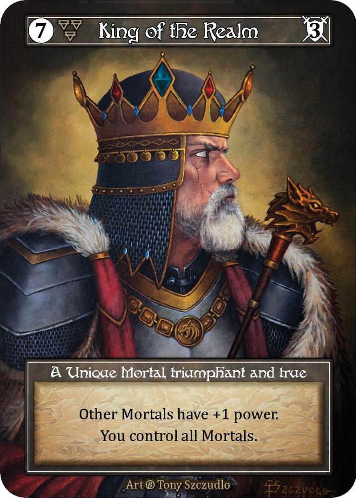 King of the Realm (Foil) - Beta - Sorcery: Contested Realm