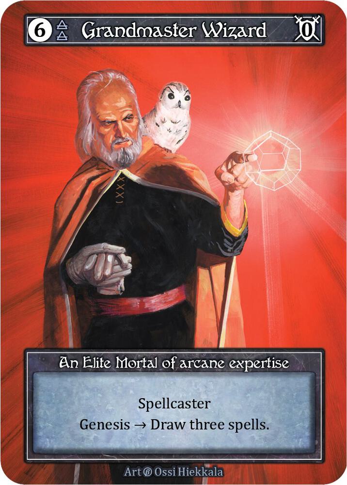 Sorcery TCG Grandmaster Wizard β foil Grandmaster Wizard (Foil) - Beta - Sorcery: Contested Realm