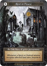 Rest in Peace (Foil) - Beta - Sorcery: Contested Realm card