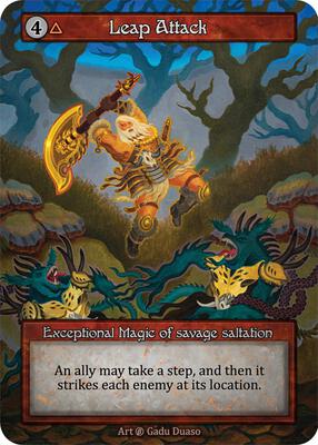 Leap Attack — Beta card