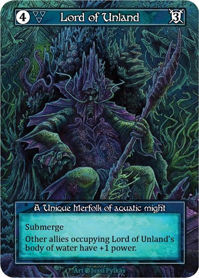 Lord of Unland (Foil) Beta card price