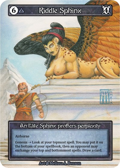 Riddle Sphinx (Foil) Beta card price