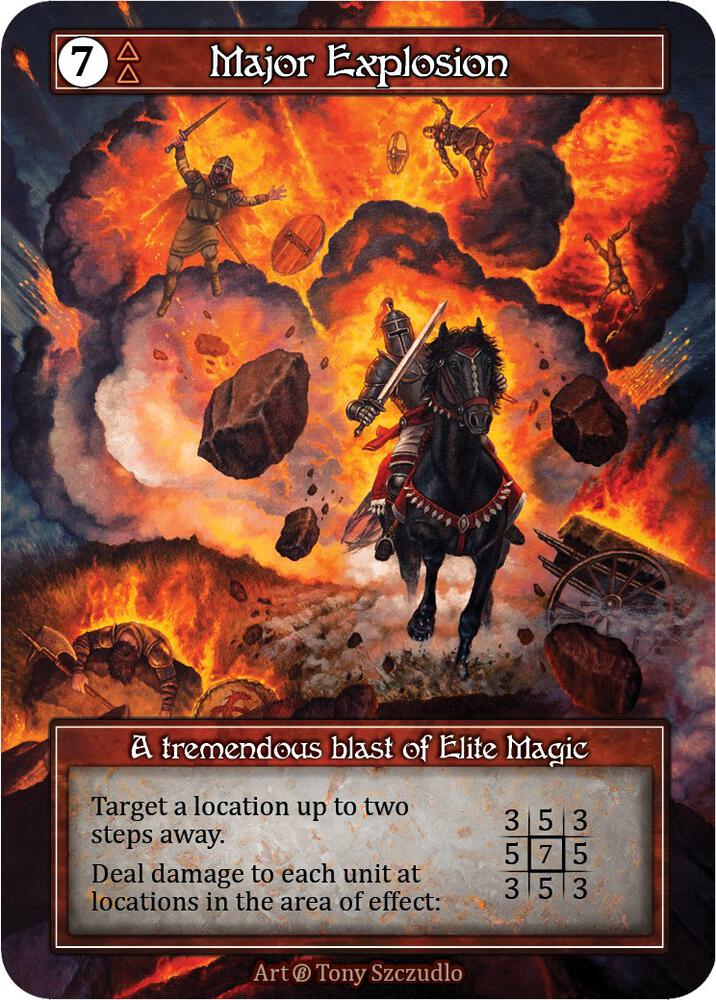 Major Explosion (Foil) - Beta - Sorcery: Contested Realm