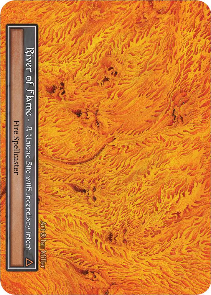 Sorcery TCG  of Flame β foil River of Flame (Foil) - Beta - Sorcery: Contested Realm