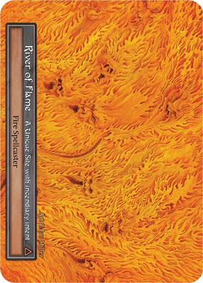 Sorcery TCG  of Flame β foil River of Flame (Foil) (Beta) - $78.08 - Sorcery: Contested Realm
