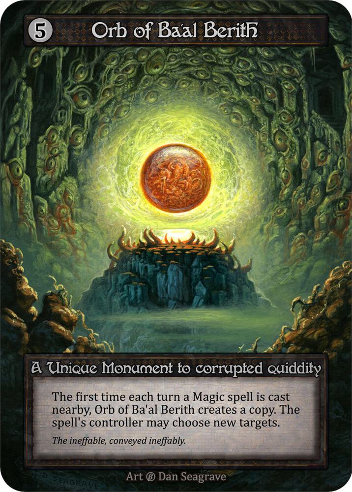 Sorcery TCG Orb of Baal Berith β foil Orb of Ba'al Berith - Beta - Sorcery: Contested Realm