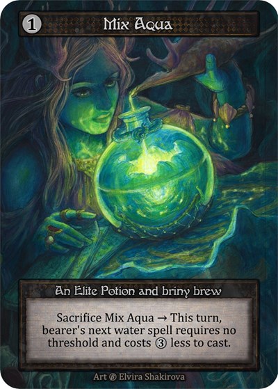 Mix Aqua Beta card price