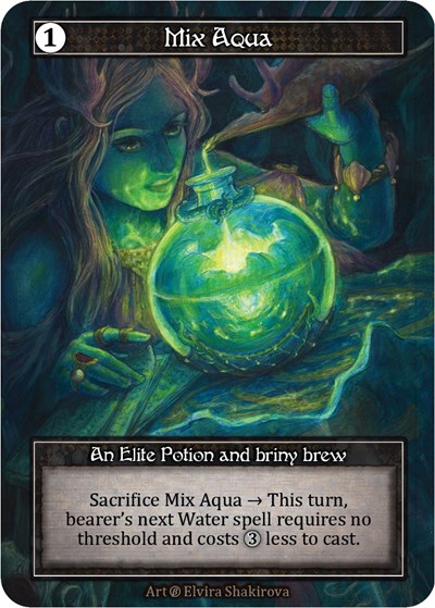 Mix Aqua (Foil) Beta card price