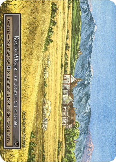 Rustic Village (Foil) Beta card price