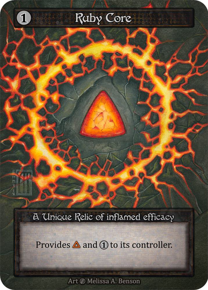 Sorcery TCG Ruby Core β foil Ruby Core Foil BETA Unique Sorcery Contested Realm TCG | eBay
