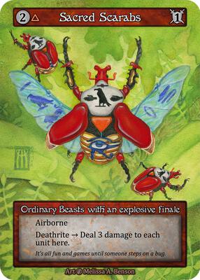 Sacred Scarabs — Beta card