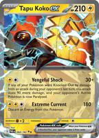 キャプテンドラッケン Tapu Koko ex - 068/182 - SV04: Paradox Rift - Pokemon