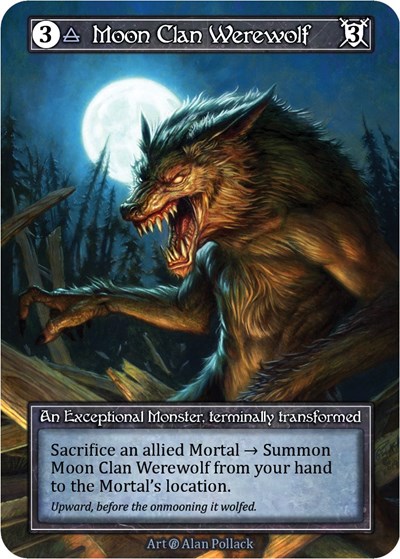 Moon Clan Werewolf (Foil) Beta card price