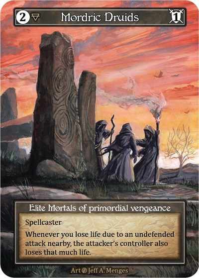 Mordric Druids (Foil) Beta card price