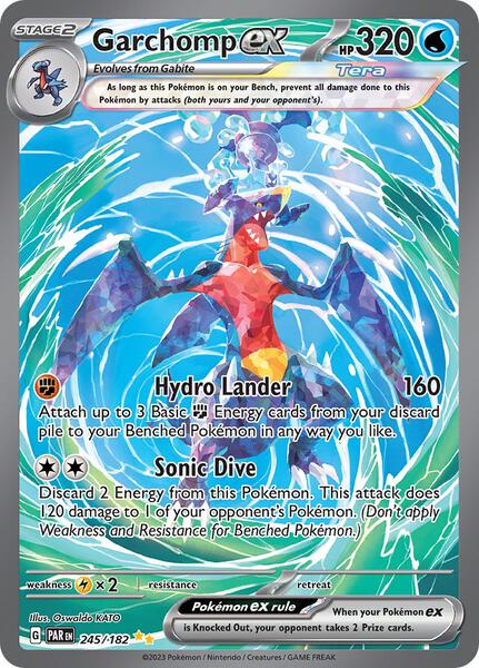 Garchomp ex - Paradox Rift - pokemon