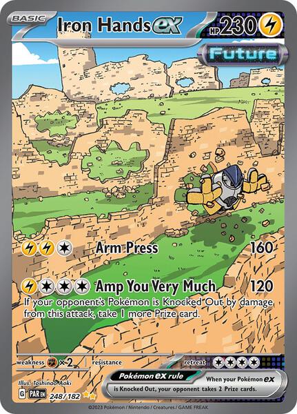 Iron Hands ex - Paradox Rift - pokemon