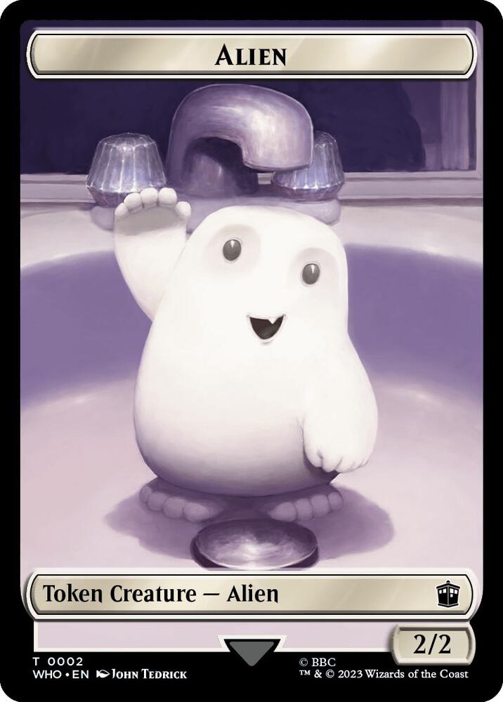Alien // Food (0025) Double-Sided Token