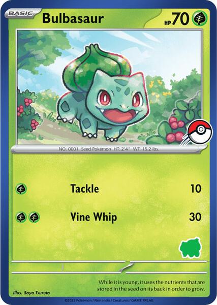Bulbasaur (Blue Border)
