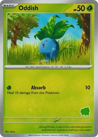 Oddish from My First Battle Pokemon card image