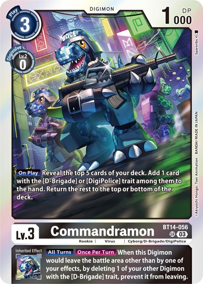Commandramon card