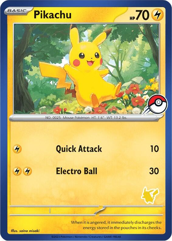 Pikachu (Blue Border)  from My First Battle