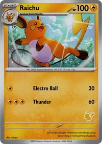 Raichu from My First Battle Pokemon card image