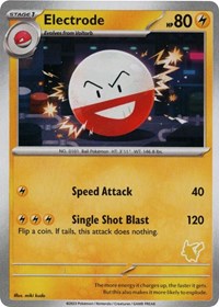 Electrode from My First Battle Pokemon card image
