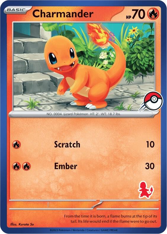 Charmander (Blue Border)  from My First Battle