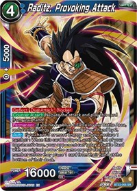 Raditz, Provoking Attack card art