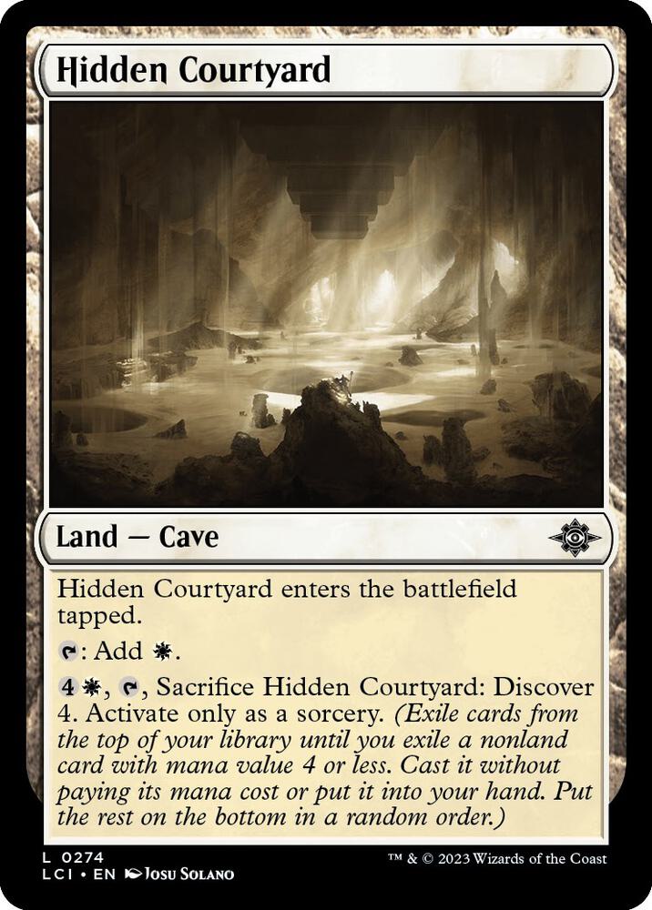 Hidden Courtyard - The Lost Caverns of Ixalan - Magic: The