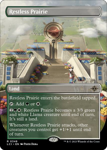 Restless Prairie (Borderless) - The Lost Caverns of Ixalan - Magic