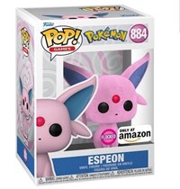 Pokemon: Espeon (Amazon Exclusive) (Flocked) #884 from Pop! Vinyl Pokemon card image