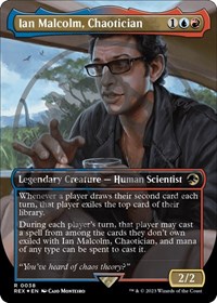 Ian Malcolm, Chaotician (Borderless) (Emblem)