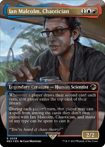 Ian Malcolm, Chaotician (Borderless) (Emblem)