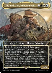 Ellie and Alan, Paleontologists (Borderless) (Emblem)