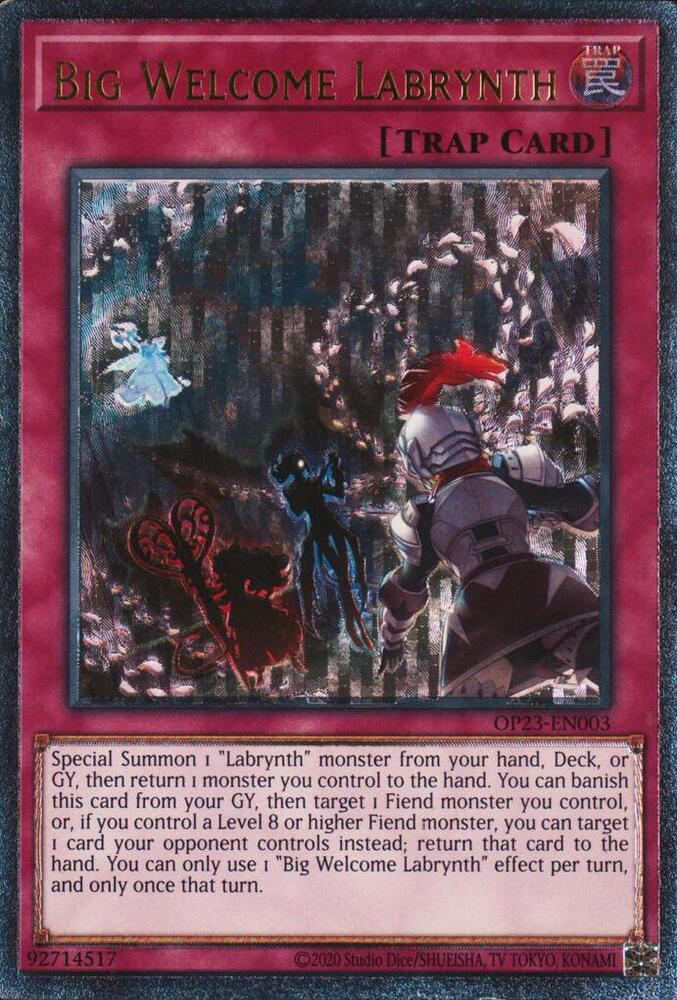 Big Welcome Labrynth (UTR) - OTS Tournament Pack 23 - YuGiOh