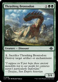Thrashing Brontodon (The Lost Caverns of Ixalan)