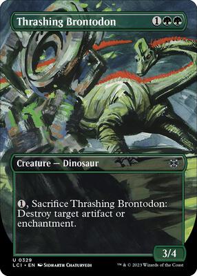 Thrashing Brontodon