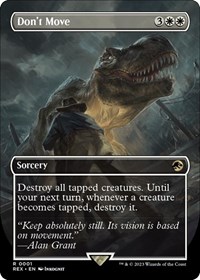 Don't Move (Borderless)
