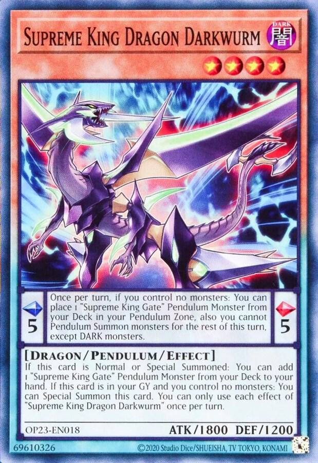Supreme King Dragon Darkwurm - OTS Tournament Pack 23 - YuGiOh