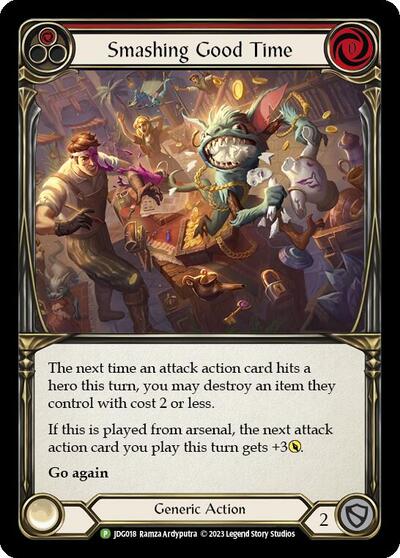 Smashing Good Time (Red) - JDG018 card