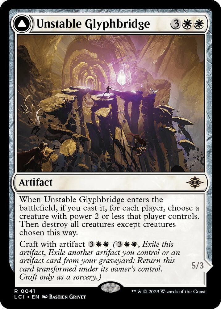 Unstable Glyphbridge - The Lost Caverns of Ixalan - Magic: The