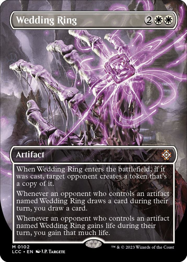 幻想魔伝最遊記 白竜version RING 11号 Wedding Ring (Borderless) - Commander: The Lost Caverns of Ixalan