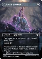 (foil)巨像の鎚/Colossus Hammer》(LCC) Colossus Hammer (Borderless) - Commander: The Lost Caverns